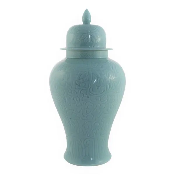 Product Image 1 for Celadon Lotus Temple Jar from Legend of Asia
