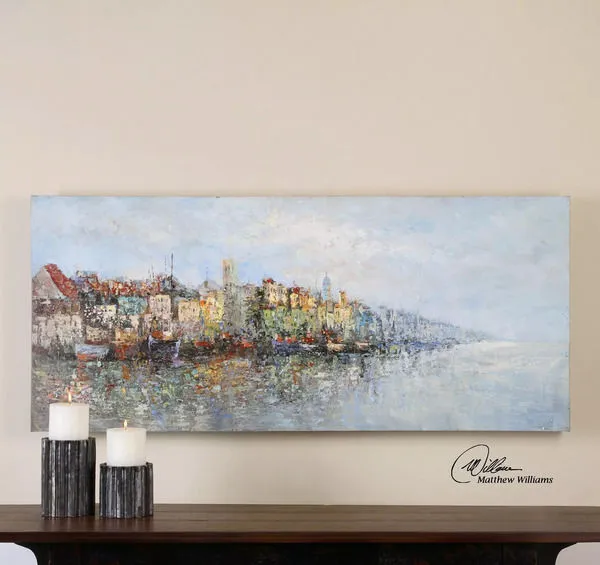 Product Image 1 for Uttermost Overlooking The Sea Hand Painted Art from Uttermost