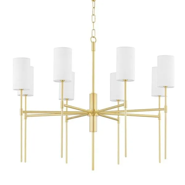 Product Image 1 for Olivia 8 Light Chandelier from Mitzi