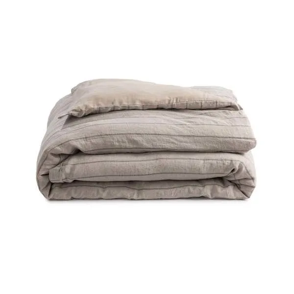 Product Image 1 for Kingston 100% Linen Natural Duvet Cover from Classic Home Furnishings