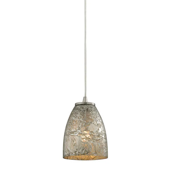 Product Image 1 for Fissure 1 Light Pendant In Satin Nickel from Elk Lighting