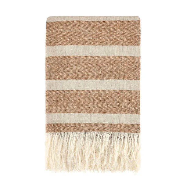 Product Image 1 for Sherry 100% Belgian Linen 50"x70" Throw Blanket Blanket from Classic Home Furnishings