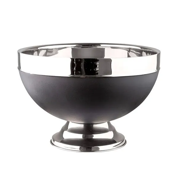 Product Image 1 for Andor Black & Silver Punchbowl from BIDKHome