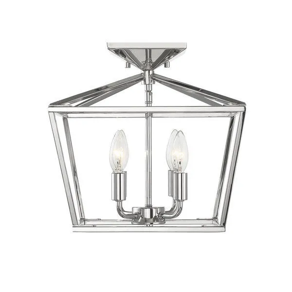 Product Image 1 for Townsend 4 Light Semi Flush Mount from Savoy House 