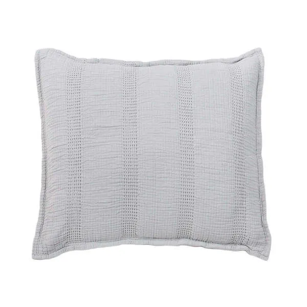 Product Image 1 for Nantucket Cotton Euro Sham - Grey from Pom Pom at Home