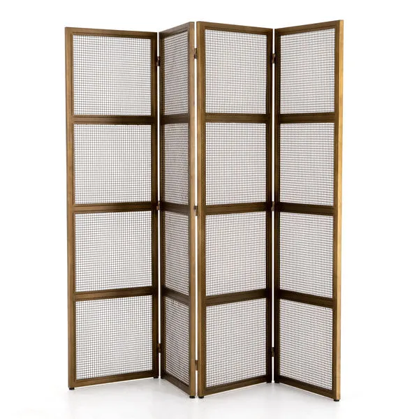 Product Image 2 for Marietta Room Screen Matte Brass from Four Hands