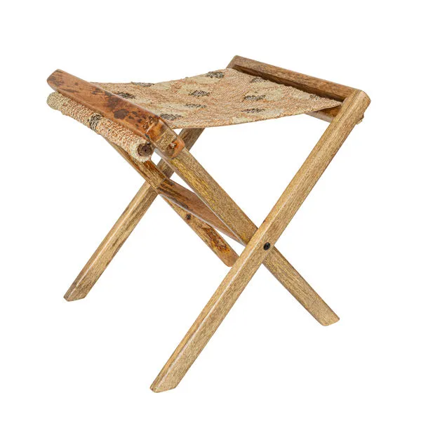Product Image 1 for Sahara Folding Stool from Creative Co-Op