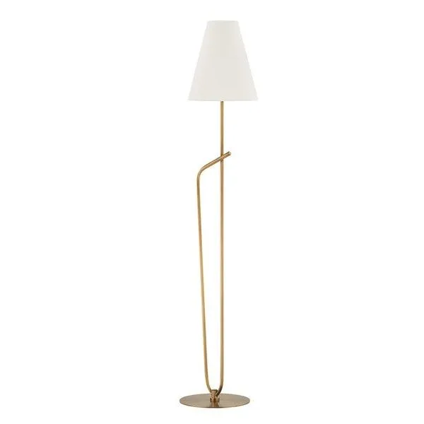 Product Image 1 for Pearce Patina Brass 1-Light Floor Lamp from Troy Lighting