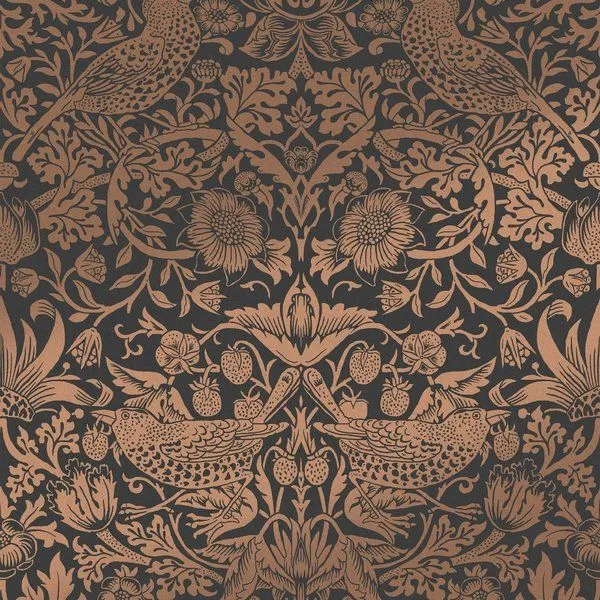 Product Image 1 for William Morris Strawberry Thief Wallpaper from Graham & Brown