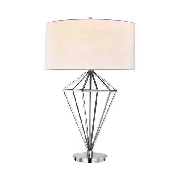 Product Image 1 for Adele 1 Light Table Lamp In Polished Nickel from Elk Home