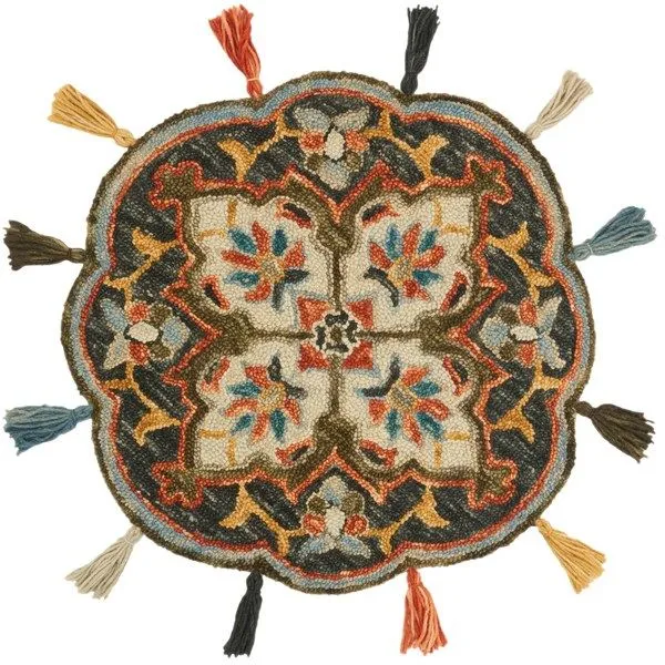 Product Image 1 for Remy Charcoal / Rust Rug from Loloi