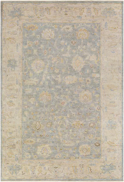 Product Image 1 for Normandy Hand-Knotted Wool Oatmeal / Taupe Rug - 9' x 13' from Surya