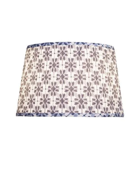 Product Image 1 for Pembrook Blue Medium Tapered Lamp Shade from Currey & Company