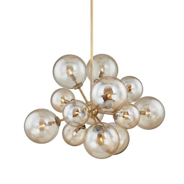 Product Image 1 for Santee 13 Patina Brass Light Chandelier from Troy Lighting