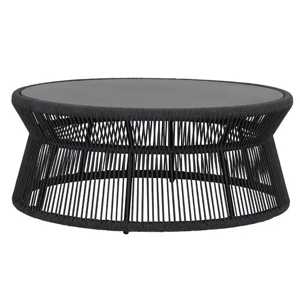 Product Image 1 for Milano Coffee Table with 40" Round Honed Absolute Granite Insert Top from Sunset West