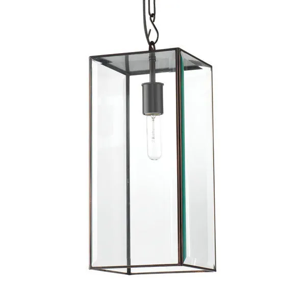 Product Image 1 for Chelsea Short Pendant Oiled Clear Glass from Jamie Young
