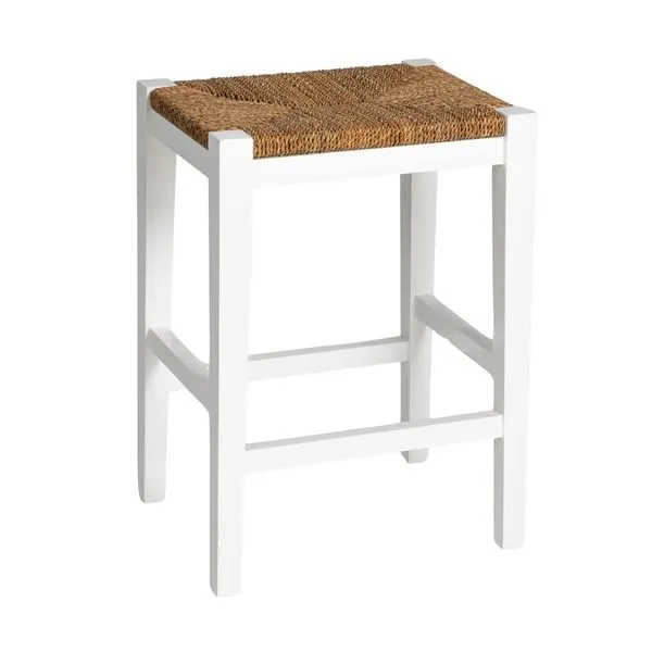 Product Image 1 for Haven Mahogany Wood Stool from Creative Co-Op