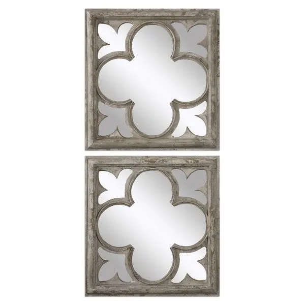 Product Image 1 for Uttermost Vellauni Quatrefoil Mirrors S/2 from Uttermost