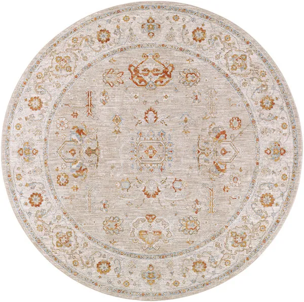 Product Image 1 for Avant Garde Woven Light Beige / Golden Rug - 7'10" Round from Surya