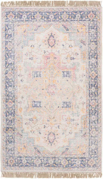 Product Image 2 for Sivas Pale Pink / Dark Blue Rug from Surya