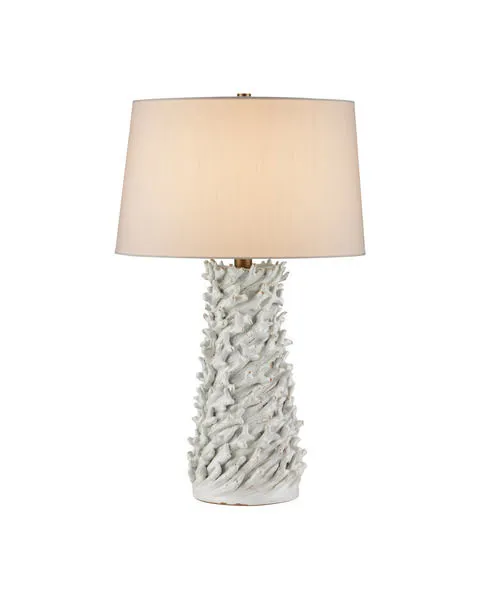 Product Image 1 for Seadrift White Table Lamp from Currey & Company