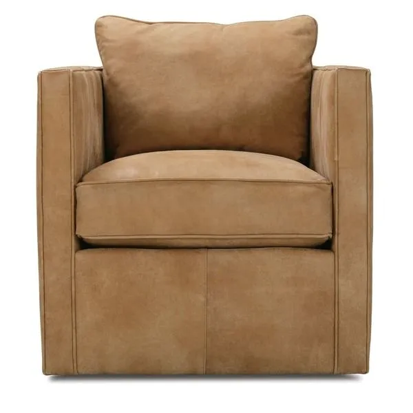 Product Image 1 for Rothko Leather Swivel Chair from Rowe Furniture