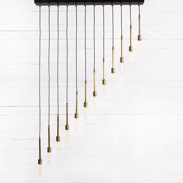 Product Image 1 for Iris Chandelier Antique Brass from Four Hands