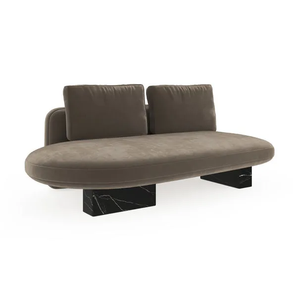 Product Image 1 for Overlap Right Facing Armless Bumper from Caracole