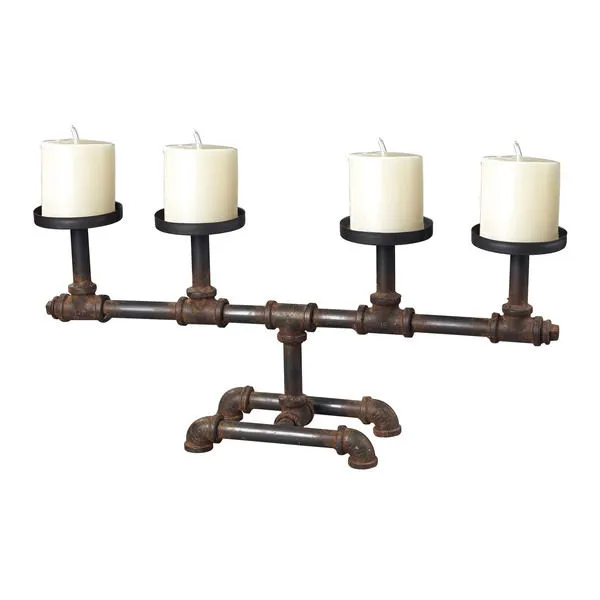 Product Image 1 for Industrial Pipe Candle Holder from Elk Home