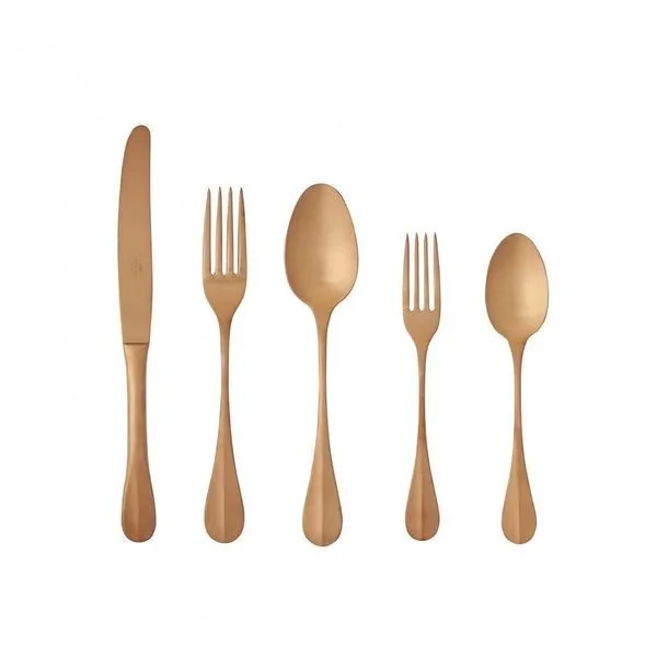 Product Image 1 for Nau Brushed Copper Flatware, 5 Pieces - Copper from Costa Nova