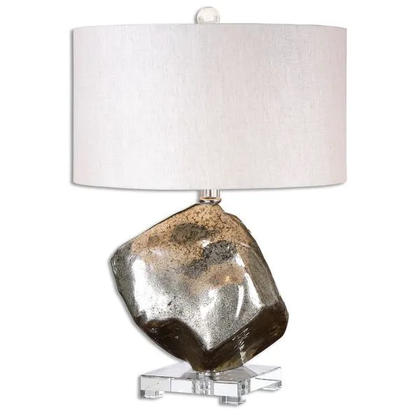 Product Image 1 for Uttermost Everly Silver Glass Table Lamp from Uttermost