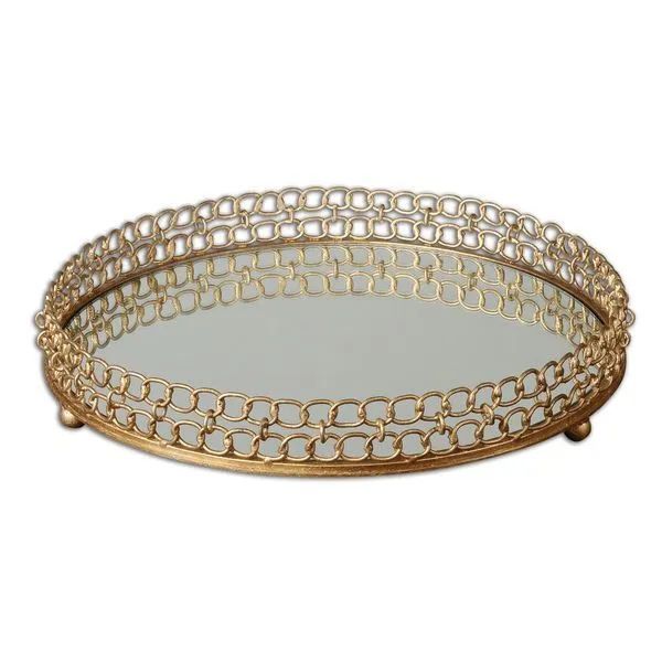 Product Image 1 for Uttermost Dipali Mirrored Tray from Uttermost