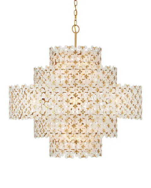 Product Image 1 for Spring Flower Chandelier from Currey & Company