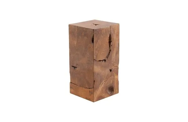 Product Image 1 for Teak Slice Pedestal, Square from Phillips Collection