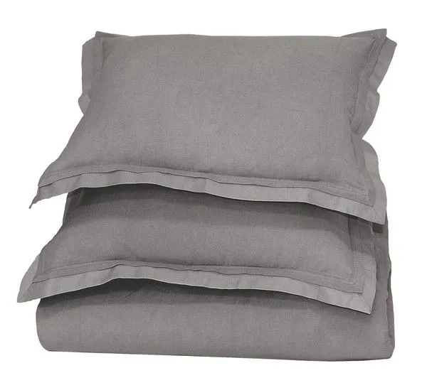 Product Image 1 for Gray Harlow Duvet from Classic Home Furnishings