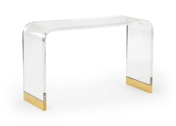 Product Image 1 for Katherine Acrylic Waterfall Console from Chelsea House