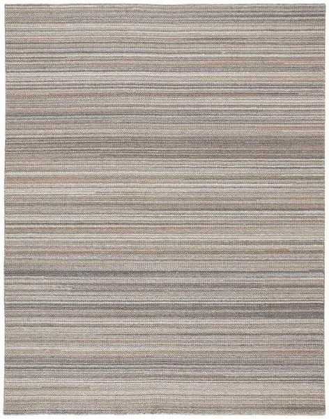 Product Image 1 for Keaton Neutral Stripe Tan / Silver Gray Rug from Feizy Rugs