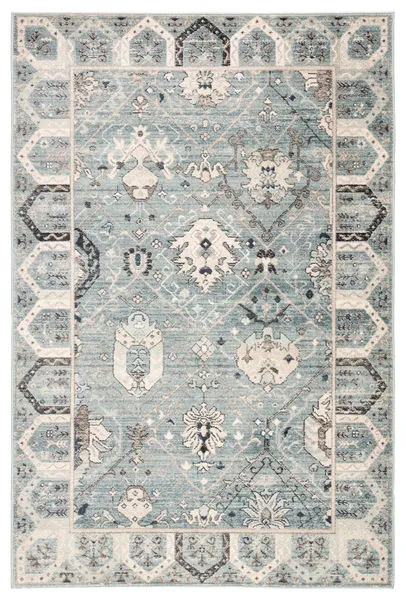 Product Image 1 for Lennox Oriental Light Blue/ Ivory Rug from Jaipur