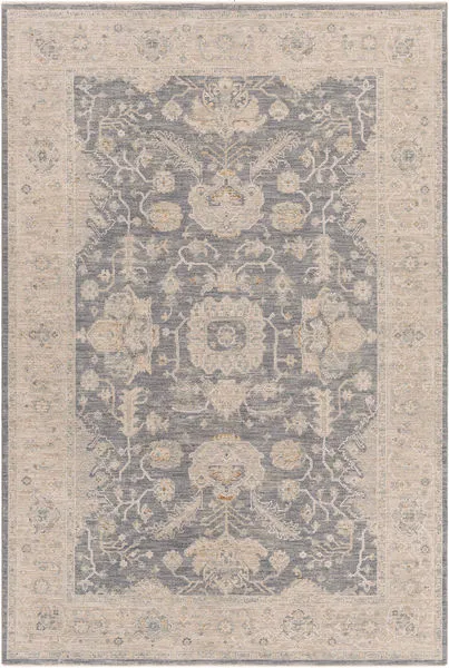 Product Image 1 for Avant Global-Inspired Wool Charcoal / Beige Rug - 6'7" x 9'6" from Surya