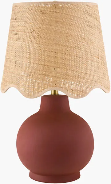 Product Image 1 for Stella Dimiuta Dark Red Accent Table Lamp from Livabliss