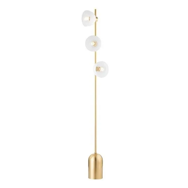 Product Image 1 for Belle Modern Gold Floor Lamp from Mitzi