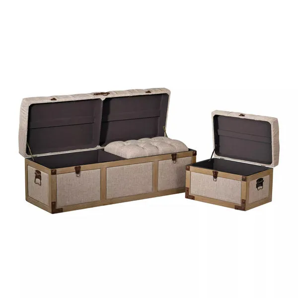 Product Image 1 for Belgian Linen Storage Trunks from Elk Home
