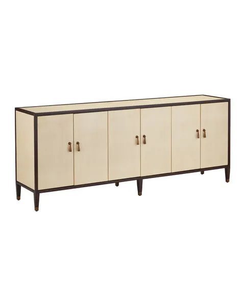 Product Image 1 for Evie Large Shagreen Credenza from Currey & Company