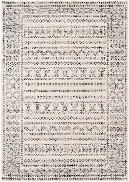 Product Image 3 for Pisa Ivory / Dark Gray Geometric Rug from Surya