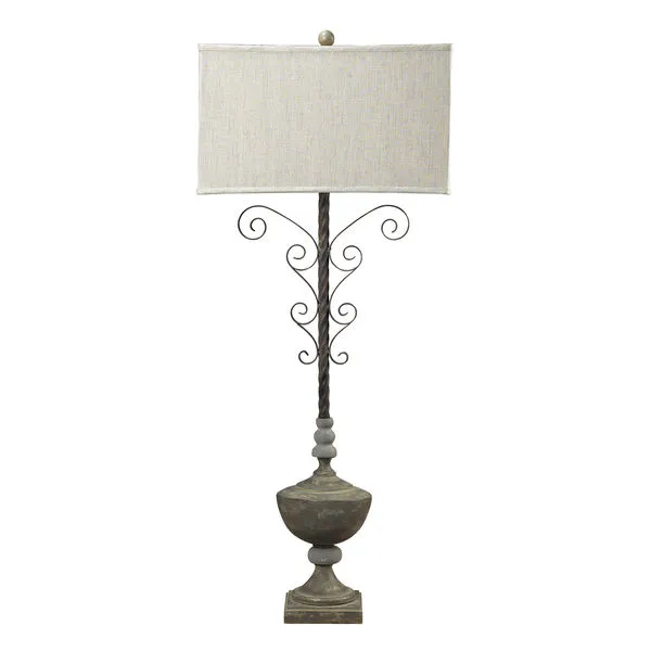 Product Image 1 for Concrete Accent And Iron Table Lamp from Elk Home