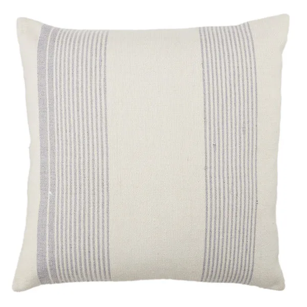 Product Image 1 for Parque Indoor/ Outdoor Gray/ Ivory Striped Pillow from Jaipur 