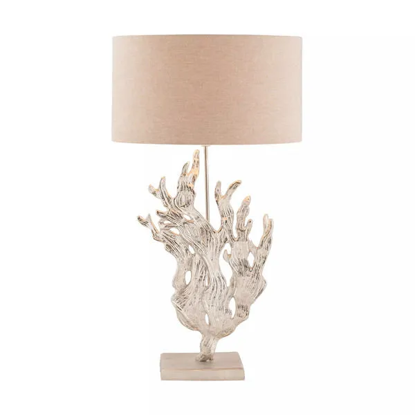 Product Image 1 for Sea Flora 1 Light Table Lamp In Textured Nickel from Elk Home