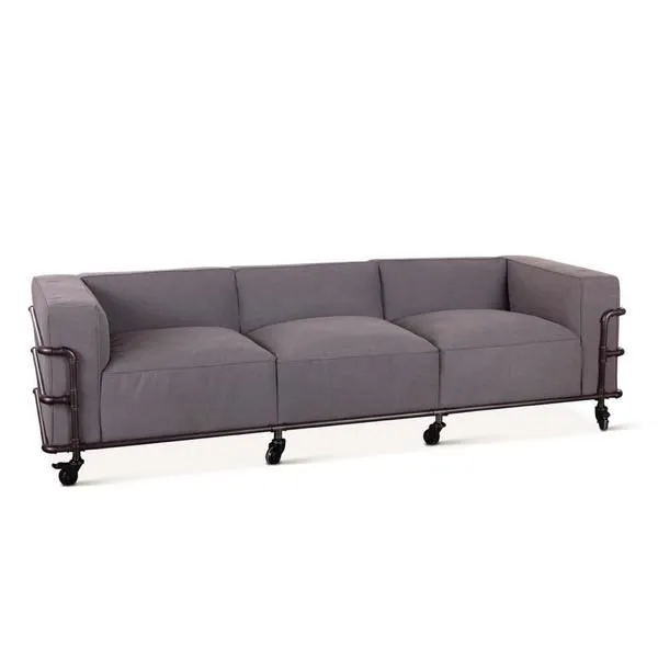 Product Image 1 for Sydney Loft Gray Canvas Sofa from World Interiors