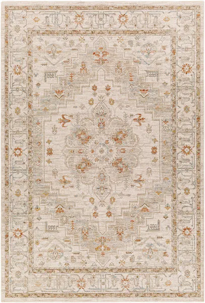 Product Image 1 for Avant Garde Woven Light Beige / Light Blue Rug - 6'7" x 9'6" from Surya