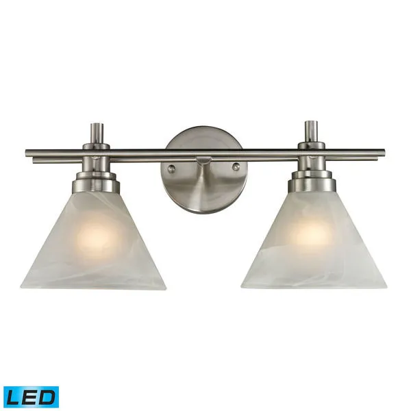 Product Image 1 for Pemberton 2 Light Bath In Brushed Nickel from Elk Lighting